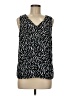 Nine West 100% Polyester Black Sleeveless Blouse Size M - photo 1