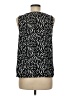 Nine West 100% Polyester Black Sleeveless Blouse Size M - photo 2