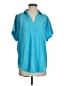 Westbound Teal Short Sleeve Blouse Size S - photo 1