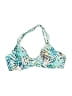 PilyQ Tropical Blue Swimsuit Top Size Fits all D CUP - photo 1
