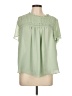 Torrid 100% Polyester Green Short Sleeve Blouse Size Lg Plus (0) - photo 1