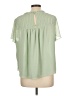Torrid 100% Polyester Green Short Sleeve Blouse Size Lg Plus (0) - photo 2