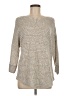 Nic + Zoe Chevron-herringbone Tan Pullover Sweater Size M - photo 1