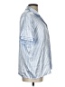 Assorted Brands Stripes Blue Short Sleeve Blouse Size L - photo 4