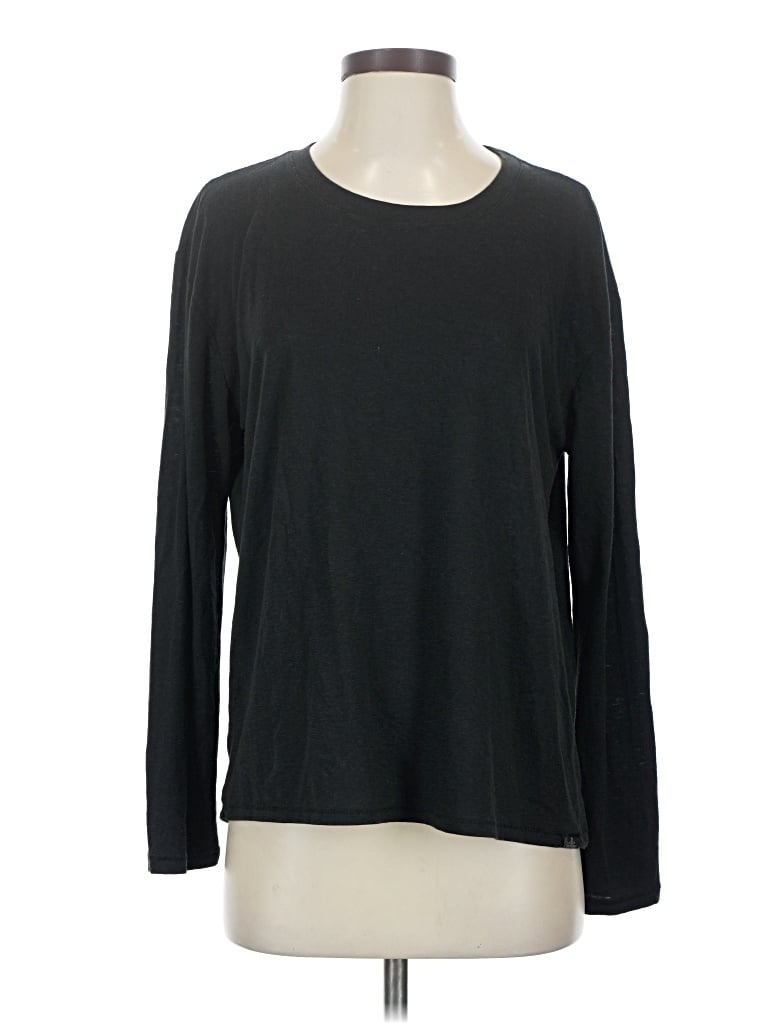 Pre-owned Prana Pullover Sweater In Black