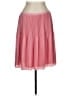 Ann Taylor LOFT 100% Polyester Solid Pink Casual Skirt Size 12 - photo 1