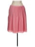 Ann Taylor LOFT 100% Polyester Solid Pink Casual Skirt Size 12 - photo 2