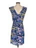 Tibi 100% Silk Print Blue Casual Dress Size 4 - photo 2