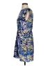 Tibi 100% Silk Print Blue Casual Dress Size 4 - photo 5