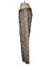 Etcetera Animal Print Gold Dress Pants Size 6 - photo 5