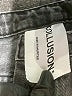 Collusion 100% Cotton Chevron-herringbone Gray Jeans Size 24 waist (tall) - photo 7