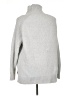 Kaileigh Solid Silver Turtleneck Sweater Size 1X - photo 2