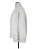 Kaileigh Solid Silver Turtleneck Sweater Size 1X - photo 5
