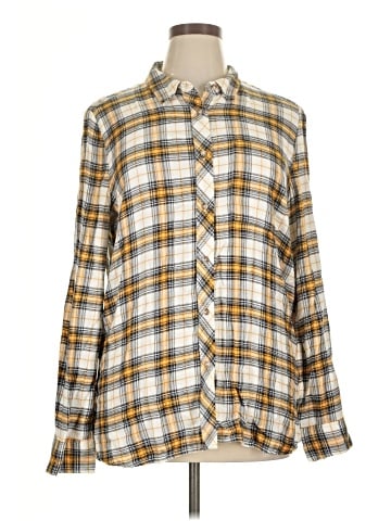 MELLODAY Long Sleeve Button-Down Shirt (view 1)