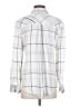 Chico's 100% Rayon Plaid White Long Sleeve Button-Down Shirt Size Sm (0) - photo 2