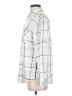 Chico's 100% Rayon Plaid White Long Sleeve Button-Down Shirt Size Sm (0) - photo 5