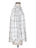 Chico's 100% Rayon Plaid White Long Sleeve Button-Down Shirt Size Sm (0) - photo 4
