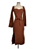 Lillusory Brown Casual Dress Size XXS (estimated) - photo 1