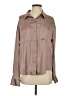 UpWest 100% Polyester Tan Long Sleeve Blouse Size S - photo 1