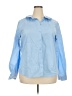 Assorted Brands Blue Long Sleeve Blouse Size XXL - photo 1