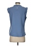 Allegra K 100% Polyester Blue Sleeveless Blouse Size S - photo 2