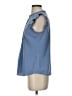 Allegra K 100% Polyester Blue Sleeveless Blouse Size S - photo 5