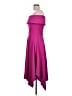 Xscape Solid Pink Purple Cocktail Dress Size 10 - photo 5