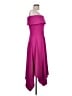 Xscape Solid Pink Purple Cocktail Dress Size 10 - photo 4
