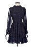 Olivaceous 100% Polyester Paisley Blue Cocktail Dress Size S - photo 1