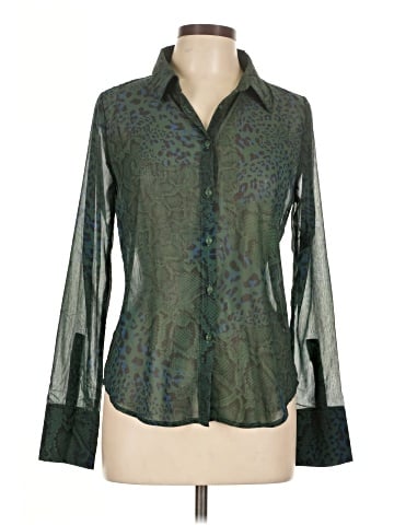 Olivaceous Long Sleeve Blouse (view 1)