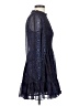 Olivaceous 100% Polyester Paisley Blue Cocktail Dress Size S - photo 4