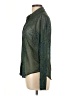 Olivaceous Metallic Green Long Sleeve Blouse Size L - photo 5