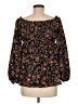 Shein 100% Polyester Black 3/4 Sleeve Blouse Size 6 - photo 2