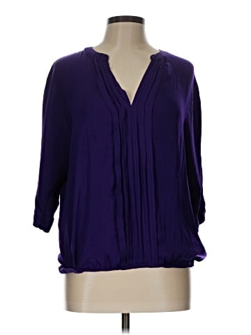 a.n.a. A New Approach 3/4 Sleeve Blouse (view 1)