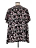 Lane Bryant 100% Polyester Black Short Sleeve Blouse Size 14 - 16 Plus - photo 2