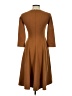 Barrie Pace Solid Brown Casual Dress Size 4 (petite) - photo 2