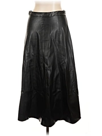Zara Faux Leather Skirt (view 1)