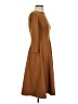 Barrie Pace Solid Brown Casual Dress Size 4 (petite) - photo 4