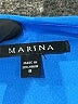 Marina Solid Blue Cocktail Dress Size 8 - photo 4