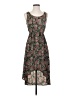 Unbranded Paisley Brown Casual Dress Size XXS (estimated) - photo 1