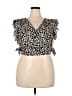 Unbranded 100% Polyester Black Sleeveless Blouse Size 2X - photo 1