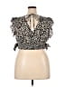Unbranded 100% Polyester Black Sleeveless Blouse Size 2X - photo 2
