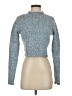 Veronica Beard Tweed Blue Turtleneck Sweater Size XS - photo 1