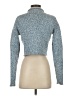 Veronica Beard Tweed Blue Turtleneck Sweater Size XS - photo 2