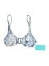 Melissa Odabash 100% Polyamide Paisley Blue Swimsuit Top Size 2 - photo 1