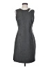 Milly Solid Gray Casual Dress Size 4 - photo 1