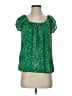 Studio M Green Short Sleeve Blouse Size XS - photo 1