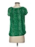 Studio M Green Short Sleeve Blouse Size XS - photo 2
