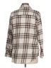 Old Navy 100% Cotton Plaid Tan 3/4 Sleeve Button-Down Shirt Size L - photo 2