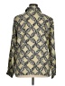 Modern Works 100% Polyester Print Yellow 3/4 Sleeve Blouse Size XL - photo 2